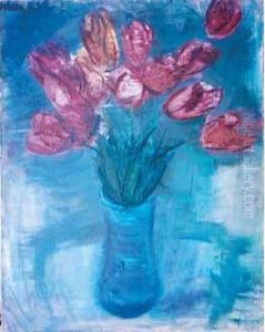 Tulipes Dans Un Vase by Joachim Weingart