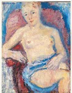 Modele Nu Assis by Joachim Weingart