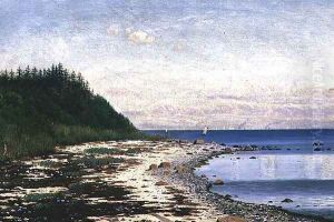 Sailing Boats off the Coast off Langeland