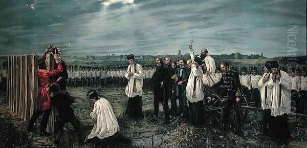 Execution of Hungarian Officers by the Austrians at Arad, Hungary on 6th October 1849, 1893 - view 1