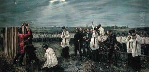Execution of Hungarian Officers by the Austrians at Arad, Hungary on 6th October 1849, 1893 by Janos Thorma