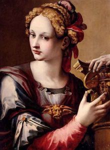 An Allegorical Figure, Possibly A Personification Of Architecture Or Fortitude