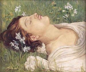 Narcissus, 1876 by Helen Thornycroft