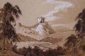 Castle at Auchindown by Louisa Tighe
