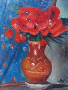 Maki W Glinianym Wazonie by Wojciech Weiss