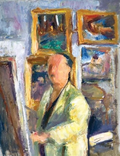 Autoportret Przy Sztaludze - view 1