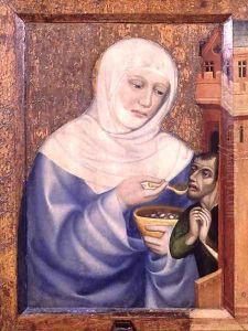 St. Elizabeth of Hungary 1207-31 by of Prague Theodoricus