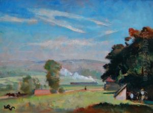Pejzaz Z Kalwarii Zebrzydowskiej by Wojciech Weiss