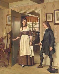 The Letter by Carl Christian Frederik Jacob Thomsen
