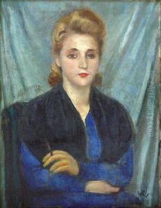Portret Kobiety Z Papierosem