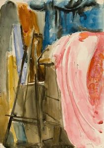 W Pracowni, 1920-1925 by Wojciech Weiss