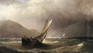 Breezy Day of Boston Light by William Richardson Tyler