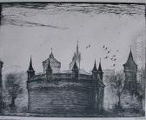 Krakow-barbakan by Wojciech Weiss