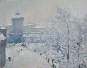 Krakow-brama Florianska by Wojciech Weiss
