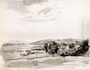 Pejzaz, 1920 R. Pejzaz, 1920 R.
