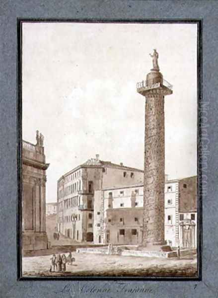 Trajans Column, Rome - view 1
