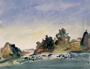 Motyw Krajobrazowy Z Kalwarii Zebrzydowskiej Vi - Jesien, 1935 R. by Wojciech Weiss