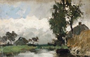 Landscape With Cottage by Jan Hendrik Weissenbruch
