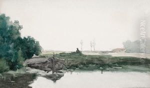 A Boat On A Calm River A Boat On A Calm River