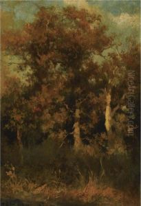 Berkenbosch by Jan Hendrik Weissenbruch