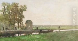 Het Theekoepeltje Van Cromvliet Te Rijswijk: A Pavilion Along A Canal