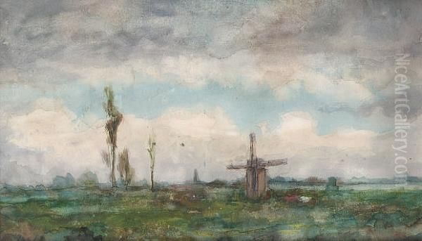 Landscape With Windmill - view 1
