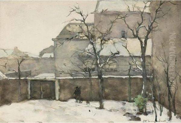 Garden In The Snow - view 1