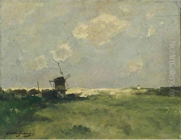 A Windmill In The Dunes - view 1