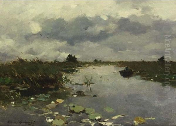 Polder Landscape Near Kortenhoef - view 1