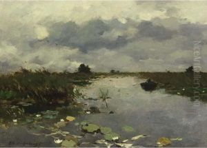 Polder Landscape Near Kortenhoef
