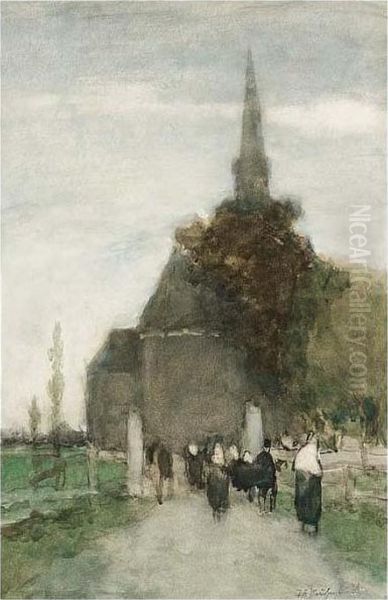 Going To The Church, Woubrugge - view 1