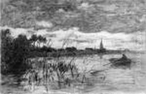 Nieuwkoop - Noorden by Jan Hendrik Weissenbruch