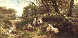 Rustic Landscape by James Crawford Thom