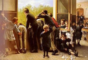 The Class Pranksters by Auguste Joseph Trupheme