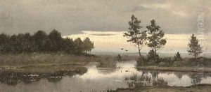 Early Morning on the Lake by Wincenty Trojanowski