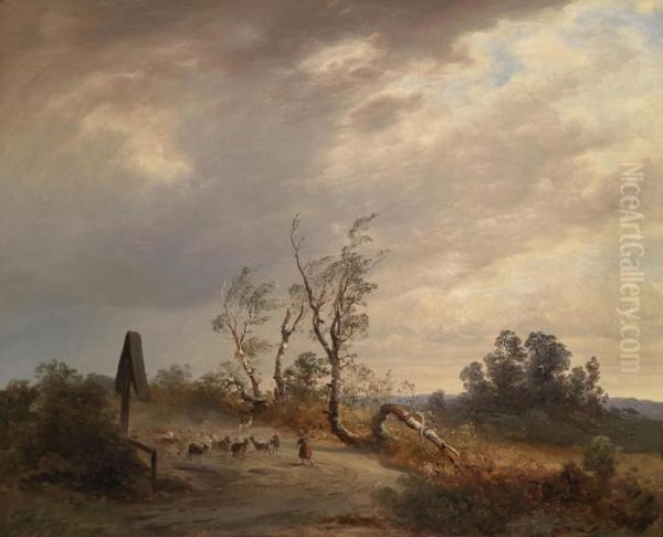 Returning Home Before An Approaching Storm - view 1