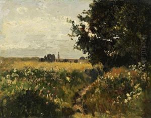 Sommerliche Feldwiesenlandschaft by Joseph Wenglein