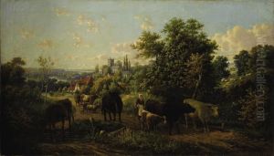Extensive Landscape With Cattle