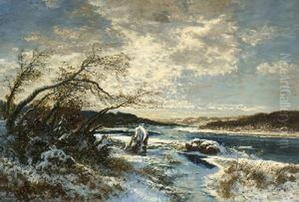Wintertag An Der Isar Bei
Tolz. - view 1