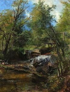 Waldbach Mit Wehr Bei
Tolz. by Joseph Wenglein