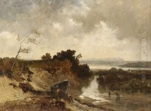 Am Ufer Eines
Vorgebirgssees by Joseph Wenglein