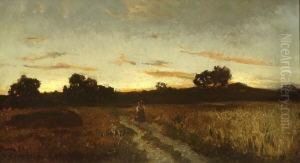Abendstimmung Im Moor Bei
 Pang