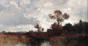 Roe In A Wooded Moorish Landscape
