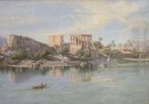 Island Of Philae by Carl Friedrich H. Werner