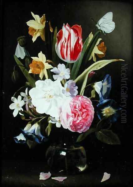 Still Life with Flowers in a Glass Vase 2 - view 1