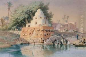 Signiert Und Datiert Unten Rechts: C. Werner F. 1871. by Carl Friedrich H. Werner
