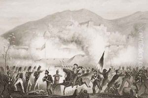 Torres Vedras, 1810, illustration from Englands Battles by Sea and Land by Lieut. Col. Williams