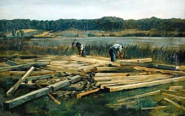 Building Site at Wesslingersee, 1876 - view 1