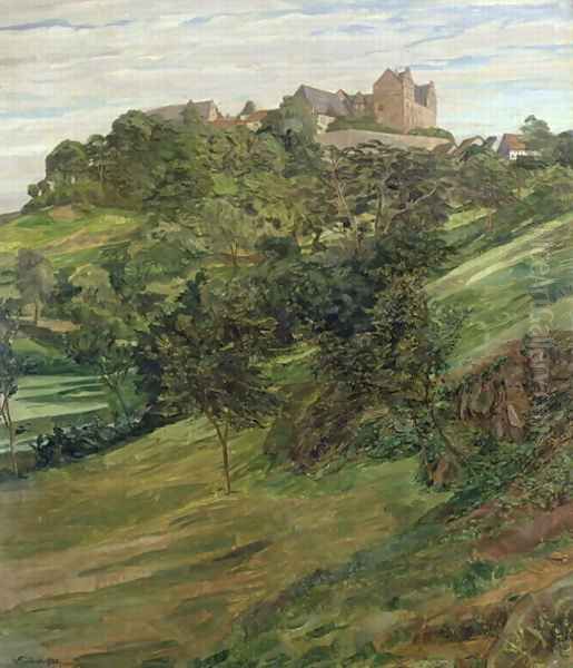 Lichtenberg Castle in Odenwald, 1900 - view 1