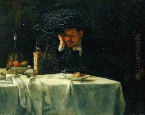 With wine from Rome, 1872 by Heinrich Wilhelm Truebner